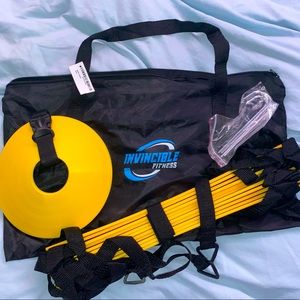 Invincible Fitness Agility Ladder & Cones